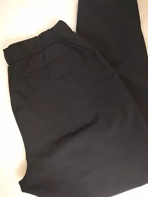 Athletic Women's Pant's Black Drawstring Pockets Size L 12/14 • $14.99