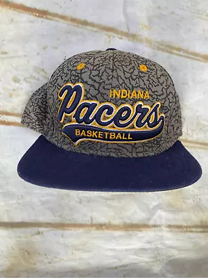 Indiana Pacers Mitchell And Ness Snapback Hat NBA Nostalgia Co. Basketball Cap • $15