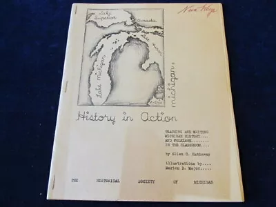 1950 Michigan History In Action Teaching + Writing MI History Folklore Bklt A35 • $6.99