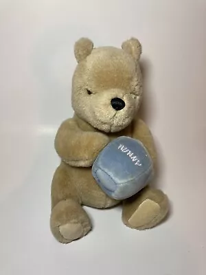 Vintage Gund Disney Classic Pooh Winnie Plush Stuffed Animal Hunny Jar 8  • $10