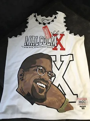 Men’s Headgear Classics Jersey Malcolm X Basketball XL NWT • $85.21