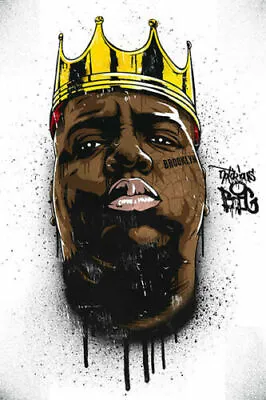 $16.60 • Buy N-28 The Notorious Poster B.I.G Biggie Smalls Hip Hop Gangsta Rap Wall Decor