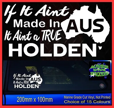 $6.90 • Buy MADE IN AUS Funny Aussie 4x4 Ute BNS Custom Car Stickers Accessories For Holden