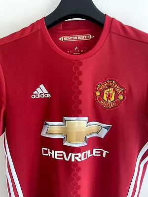Manchester United Adidas 2016-17 Home Football Shirt S MUFC 9 Zlatan Ibrahimovic • £12.99