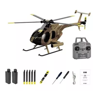 RC ERA C189 MD500 2.4G 4CH UAV 1:28 Fixed Height Flybarless RC Helicopter RTF • $175