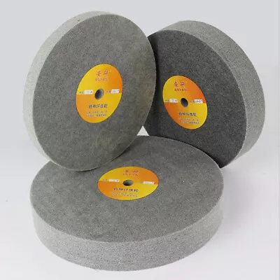 150/200/250mm Dia NonWoven Nylon Fiber Buffing Wheel Grinding Discs Grinder Tool • $22.06