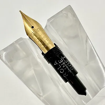 Osmiroid Vintage Rola Fine Soft Nib - Screw In Threaded Fountain Pen Nib Rolatip • $25
