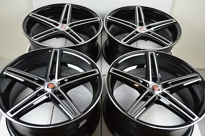 4 New DDR Talon 18x8 5x114.3 35mm Offset Black/Polished 18  Wheels Rims • $749