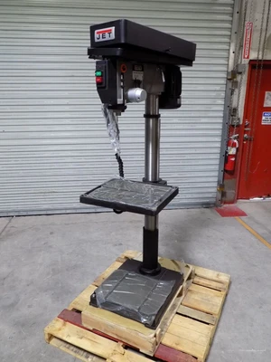 $1028.51 • Buy Jet Industrial Floor Drill Press 22  Swing 12 Speed 1.5 HP 115/230v DAMAGED