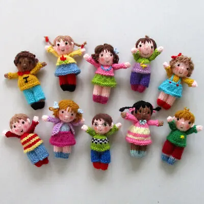 £3.99 • Buy 10 CUTE LITTLE KIDS - 4  Dolls - Dollytime DK Knitting Pattern