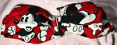 FREE SHIPPING 2  VINTAGE  DISNEY MICKEY MOUSE Face Masks Adult Teen + NOSE WIRE • $14.99