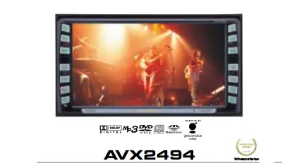 Eclipse AVX 2494 In-dash CD Dvd Receiver Hard Drive Navigation RADIO HDD TOYOTA • $499