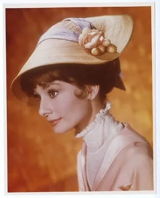 Audrey Hepburn My Fair Lady Period Costume Straw Hat Vintage 8x10 Color Photo • $39.99