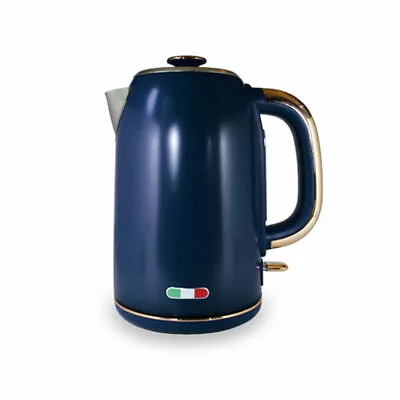 $49.99 • Buy Vintage Electric Kettle Copper Blue 1.7L Stainless Steel Auto OFF Not Delonghi
