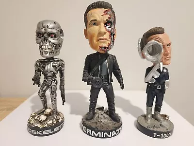 Terminator 3 And T2 T-1000 And Endoskeleton Bobble Heads • $75