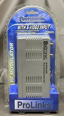 Luxtronic RF Modulator With S Video Input ProLinks RF-13100 • $10.99