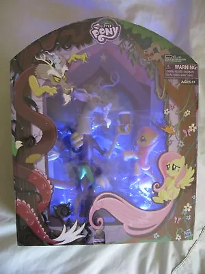 SDCC 2016 My Little Pony FiM Discord & Fluttershy Ltd Ed NIB Light-Up Display • $239.99