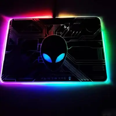 $72.99 • Buy ALIENWARE 11 Color LED RGB Mouse Pad Wireless Phone Charging Computer Desk