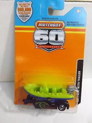 2012 Matchbox Raft Boat With Trailer Matchbox 60th Anniversary  Surf Rescue  • $13.40