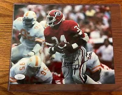 HERSCHEL WALKER GEORGIA BULLDOGS AUTOGRAPH SIGNED 8x10 COLOR PHOTO JSA CERTIFIED • $74.99