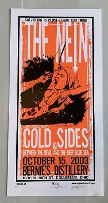 The Nein Concert Poster Mike Martin S/N 2003 Columbus • $49.55