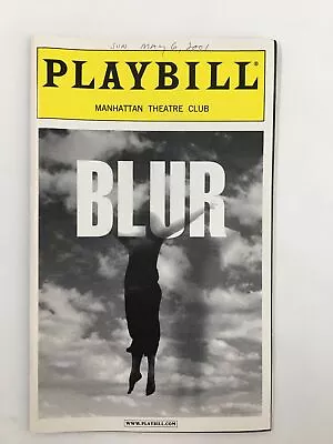 2001 Playbill Manhattan Theatre Club Polly Draper In Blur By Melanie Marnich • $22.97