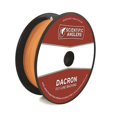 S/A Dacron Fly Line Backing 20lb / 100 Yards Color Orange New 607675 • $8.95
