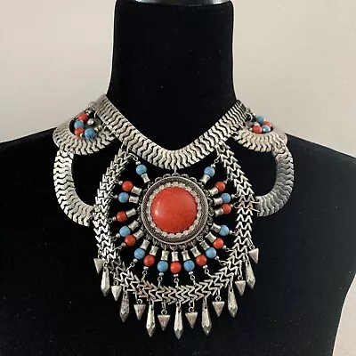 H&M Tribal Beaded Statement Necklace • $45.99