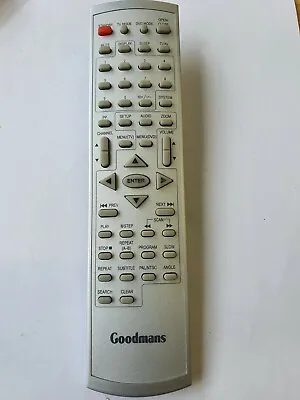 £10.49 • Buy Genuine Goodmans TV DVD COMBI REMOTE CONTROL