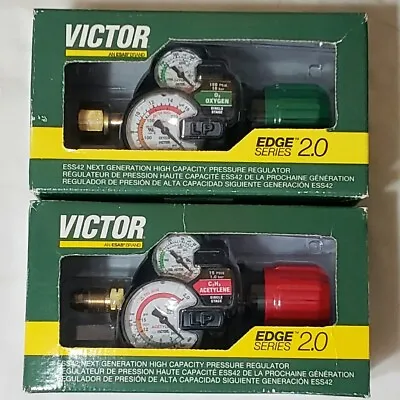 Victor Regulator Set ESS42 Edge 2.0 Oxygen Acetylene Cutting Welding Torch • $369