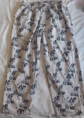 Big Dog Brand Mens Pajama Pants Size XLarge Flannel I Am The Big Dog • $20