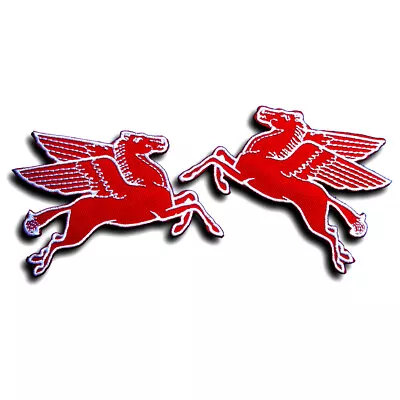 $5.95 • Buy Pegasus Patch Iron On Embroidered Emblem STP Gasoline 76 Gulf Mobil Oil Taxaco