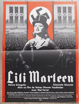 Lili Marleen French Movie Poster Original 15 23 1981 Rainer Werner Fassbinder • $49