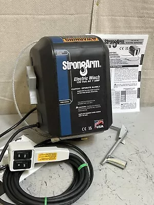 STRONGARM SA12015AC Electric Winch Pulling 120V AC 2700 Lb 1st Layer Load Cap. • $390