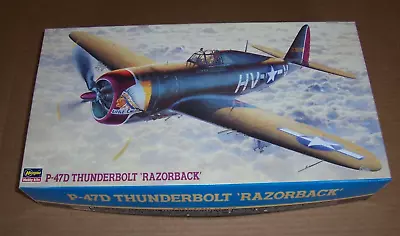 1/48 Hasegawa  P-47D Thunderbolt Razorback  U.S. WWII Fighter W/ Resin Cockpit • $19.99