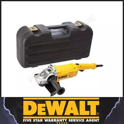 Dewalt Recon DWE492 K-GB Electric 230v 2200w 230mm 9  Angle Grinder In Kitbox • £119.99