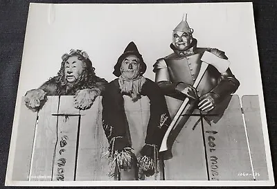 1939 Wizard Of Oz Bolger Lahr Haley MGM Press 8x10 Gelatin Silver Photo • $75