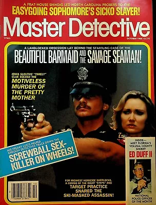 Master Detective Magazine October 1988 Robocop Edwin H Duff II Eveline Zauner • $20.24