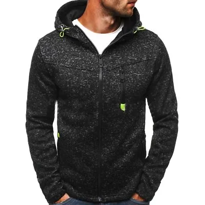 Men's Winter Slim Fit Warm Hoodie Hooded Sweatshirt Sweater Coat Jacket Outwear • $29.88