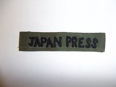 C0064 Vietnam Japan Press News Tape For Fatigues OD Subdued R10C • $12