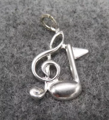 Treble Clef & Musical Note Pendant / Charm • $9.95