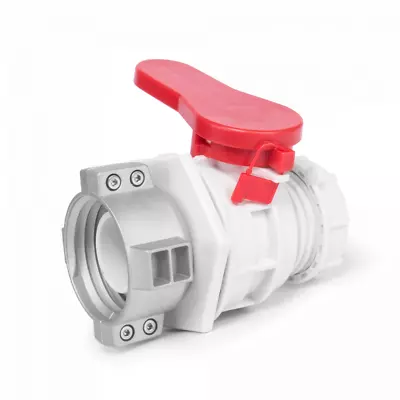 Ibc S60x6 PREMIUM Tank Valve With METAL Swivelcoarse Thread Oulet With Cap • £21.99