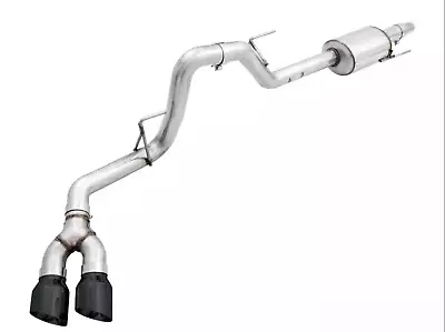 AWE Tuning Single Exit Exhaust W/ 4.5  Diamond Black Tip For 15-20 Ford F-150 • $995