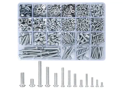 1080 Pcs Screws Bolts And Nuts Assortment Kit Metric Machine Screws And Nuts... • $21.44