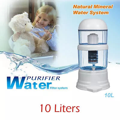 8 Stage Ceramic Water Purifier Carbon Filter Bottle 10L-32L Bench Top Dispenser • $29