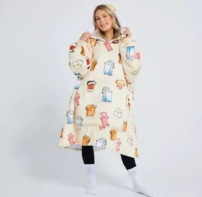 The Oodie Breakfast Buddies Oodie Hooded Blanket • $39