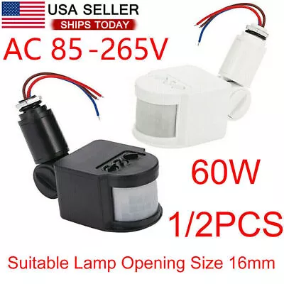 Outdoor LED Flood Light PIR Motion Sensor Detector Switch For Wall Security Lamp • $12.99