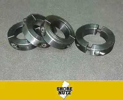 (4) 7/8  Double Split Steel Shaft New Clamping Collar Black Oxide  Sc87d Sc087d • $14.40