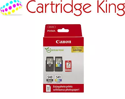 Canon PG-540 / CL-541 Genuine Ink Cartridges Pack Of 2 (1 X Black 1 X Colour) • £38.99