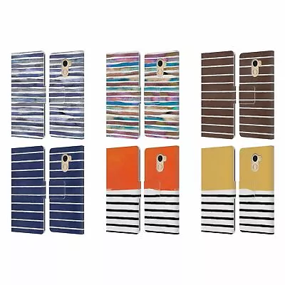 Official Ninola Stripes Leather Book Wallet Case Cover For Wileyfox & Essential • $17.55